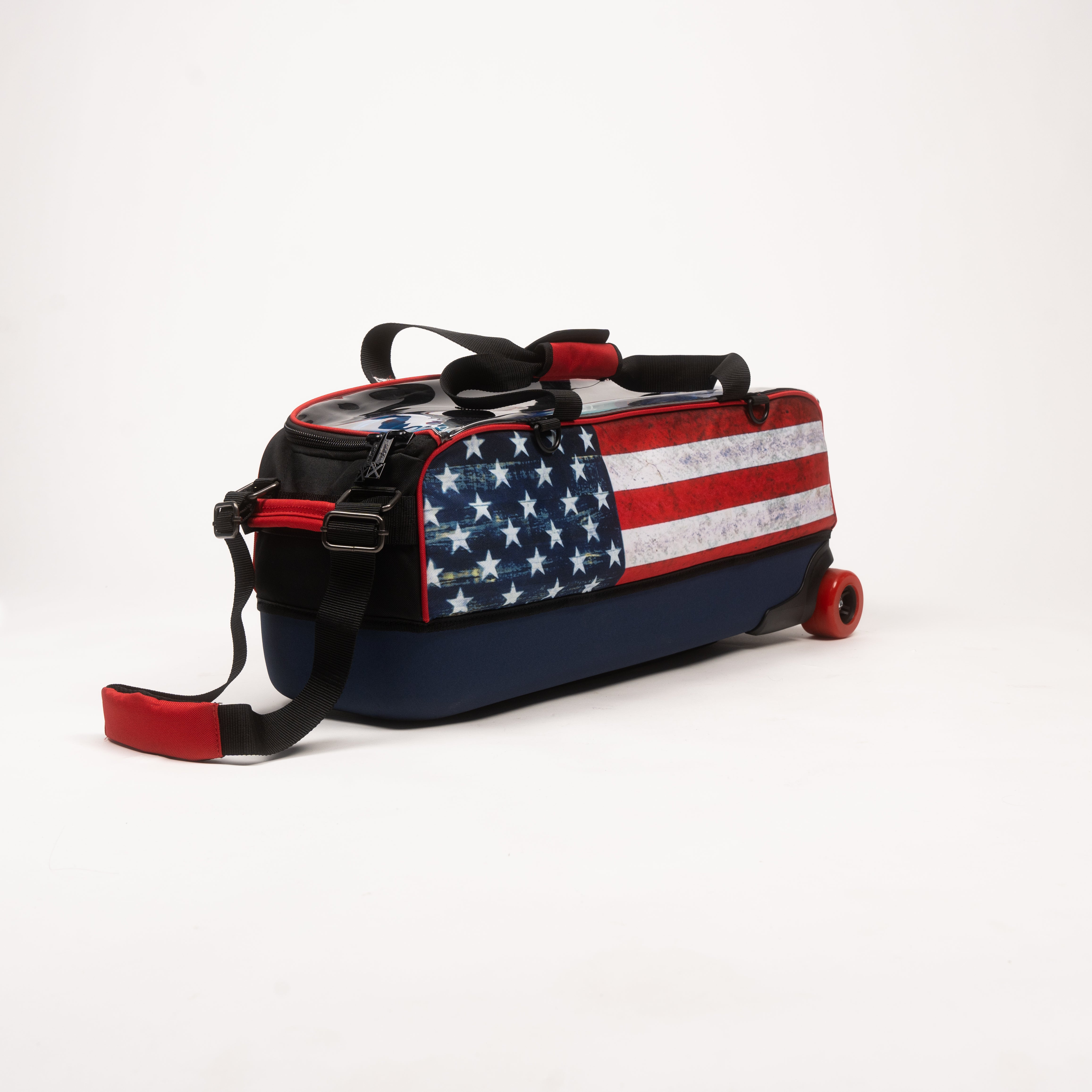 American Flag Slim Triple Tote