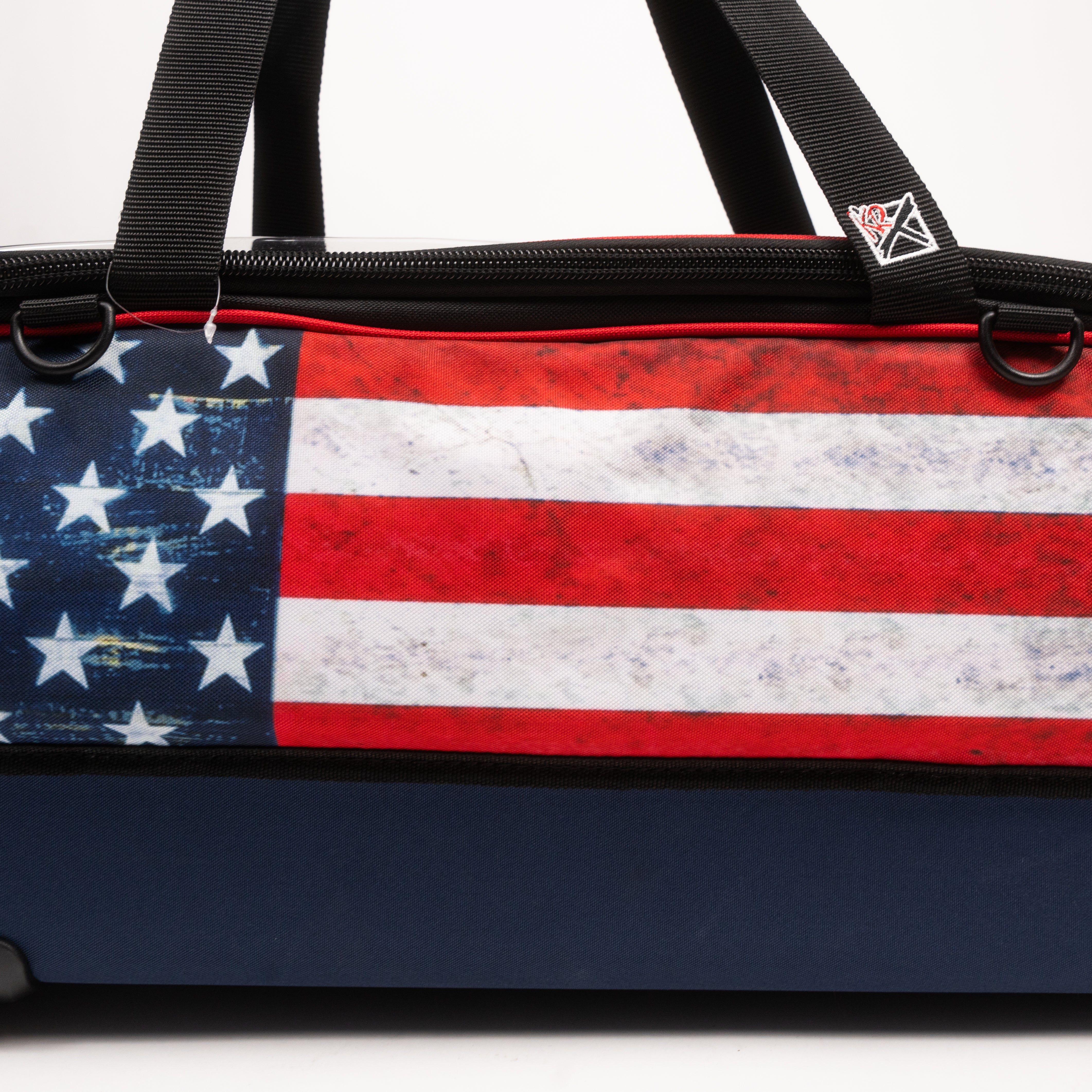 American Flag Slim Triple Tote